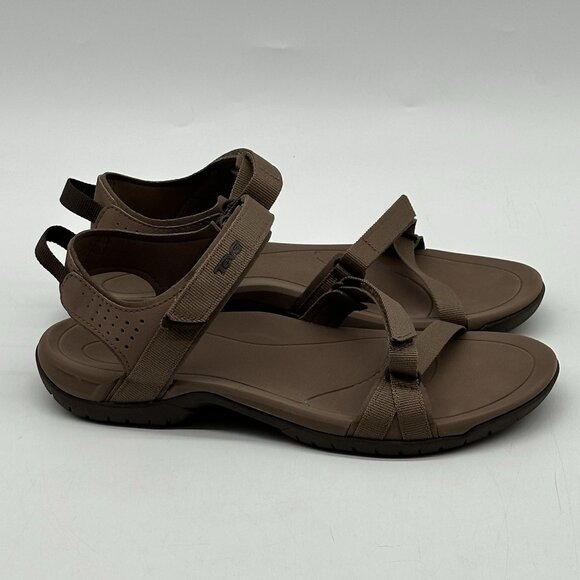 Teva Verra Acorn Brown Trail Hiking Adjustable Strap Sandals Women's Size 9.5 - Picture 2 of 10